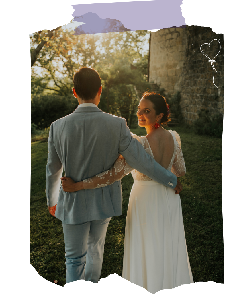 Mariage Sud de Bordeaux Marine et Peio